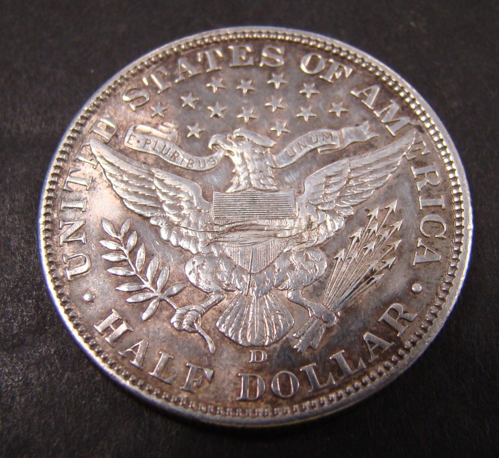 1906-D Barber Half Dollar SILVER - 50c COIN