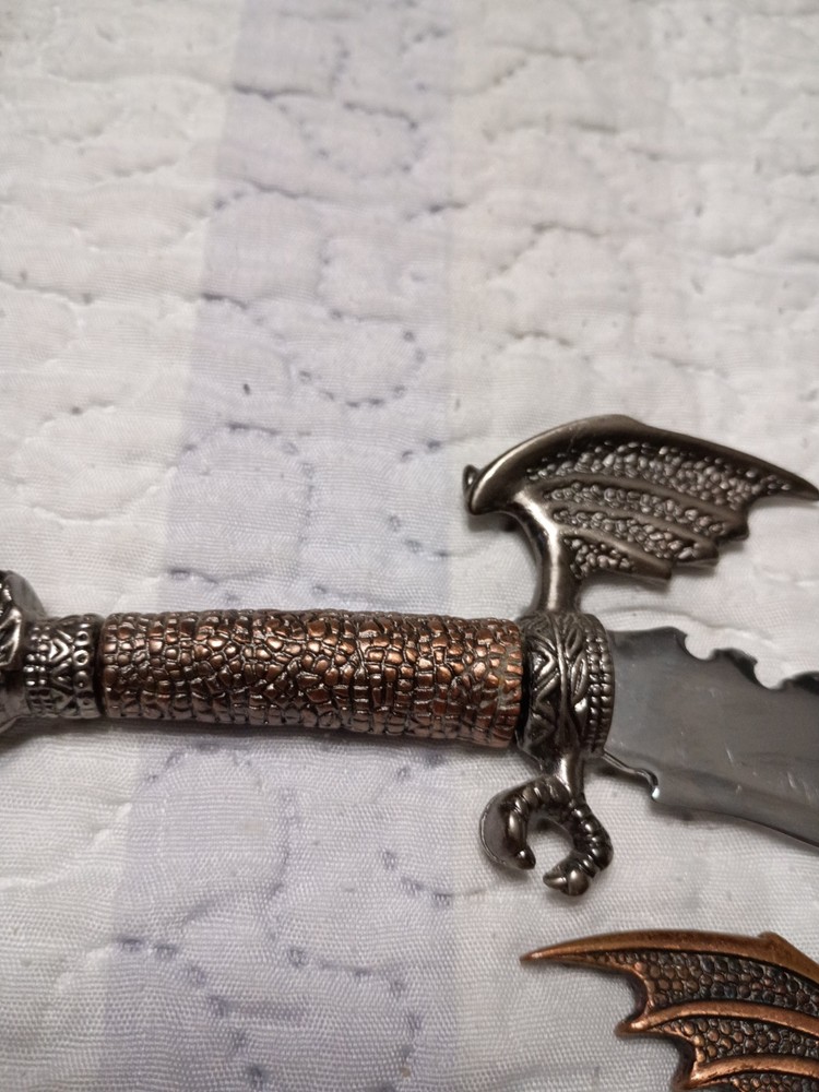 Two Flying Dragon Decorative Daggers
