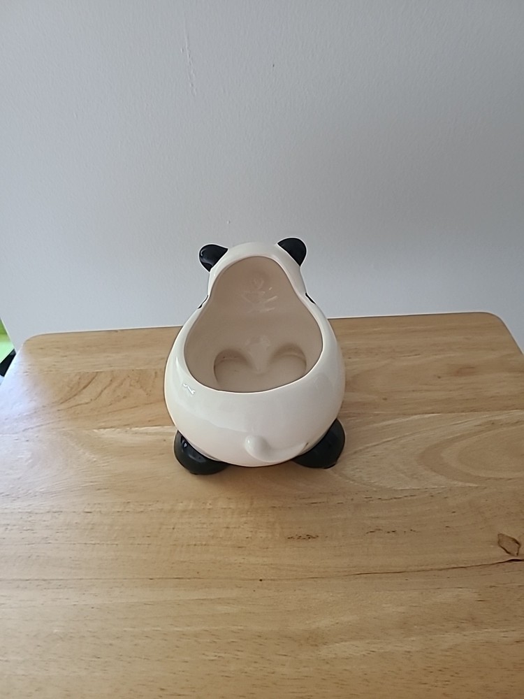 Ceramic Panda Desktop Or Counter Planter