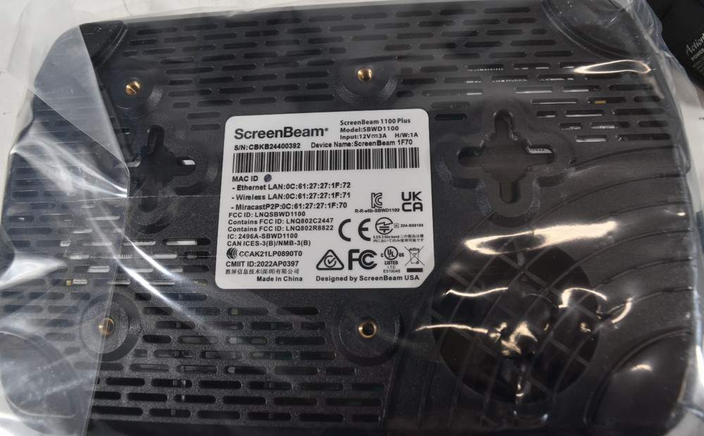 ScreenBeam 1100 Wireless Presentation & Display Receiver