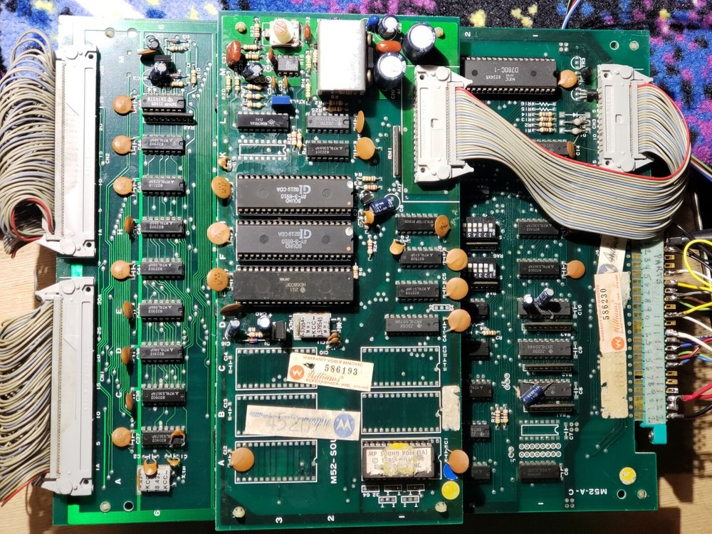 Williams Moon Patrol Arcade PCB repair service