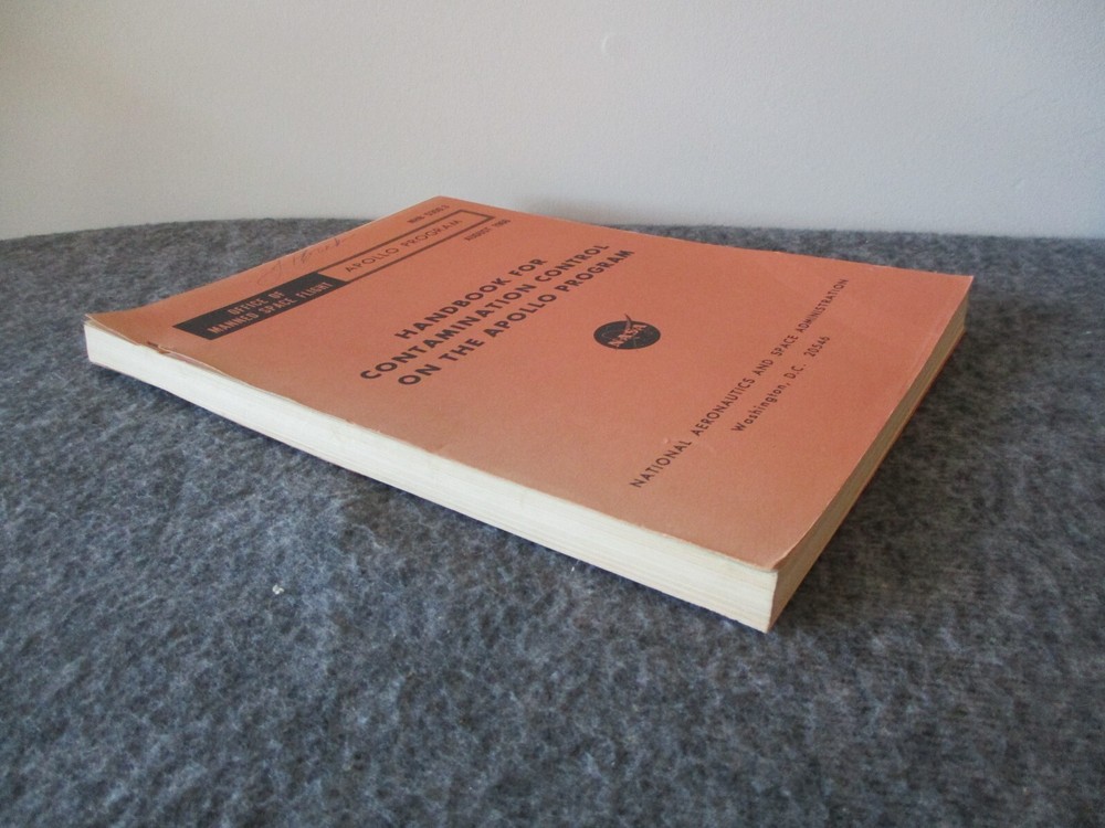 NASA APOLLO PROGRAM HANDBOOK CONTAMINATION CONTROL - 1966 MANNED SPACE FLIGHT