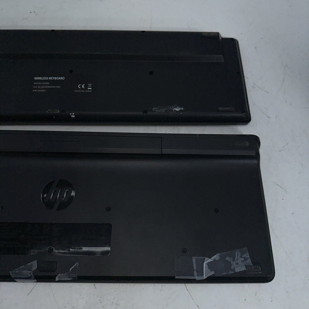 2 Wireless Keyboards NO DONGLE - UNTESTED HP & Unbranded