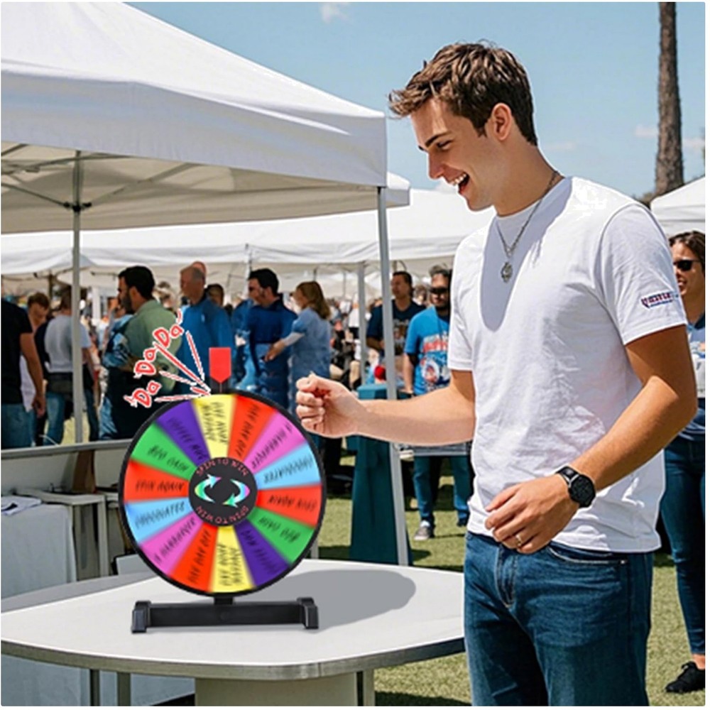 12" Prize Wheel Tabletop Spinner Game