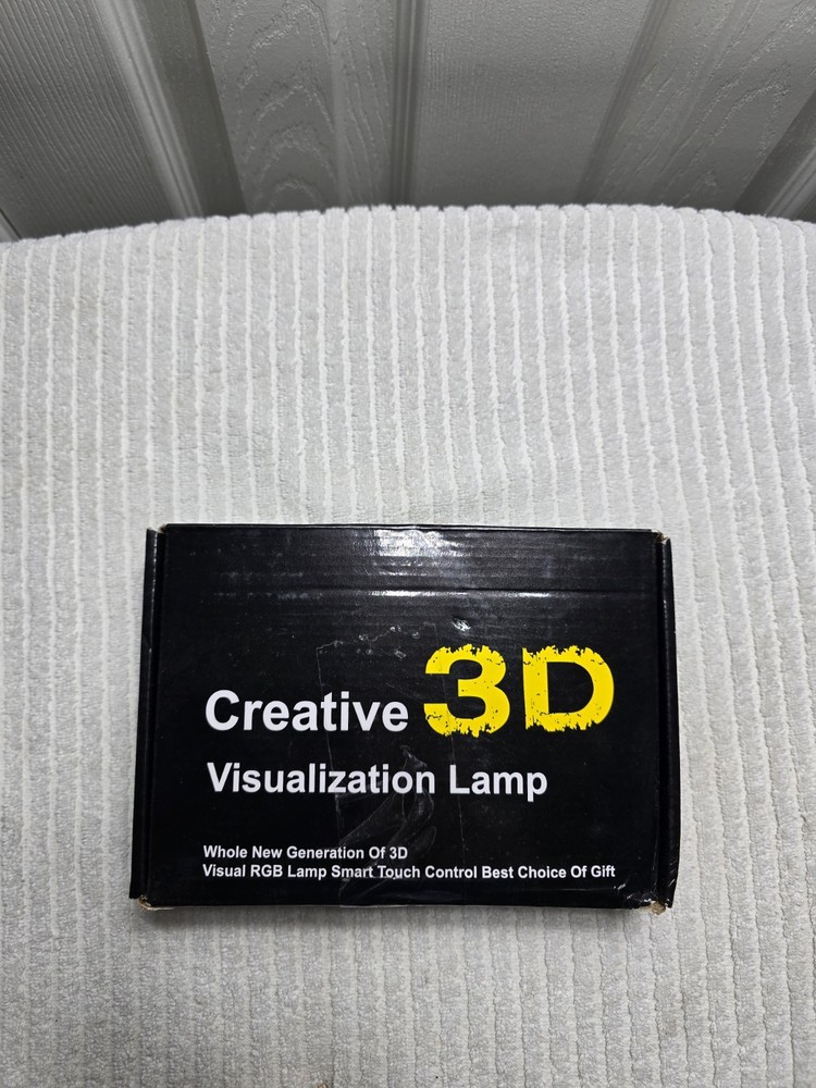 3D Creative Visualization Lamp LED Illusion Night Light Table Kids Gift (A)