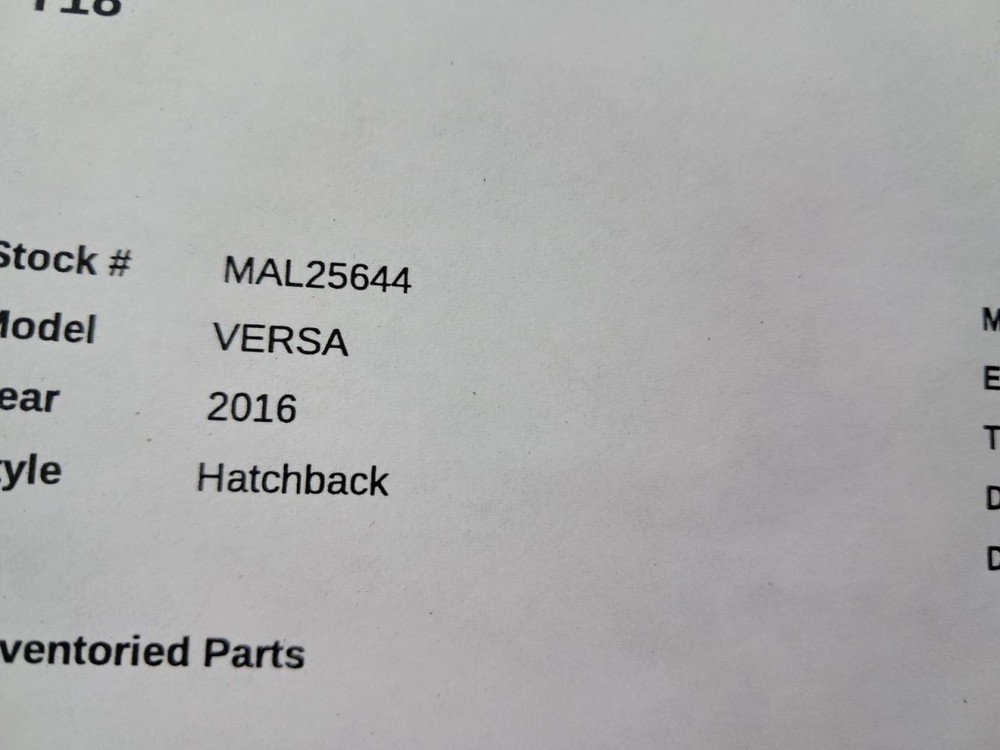 Fuse Box Engine Hatchback Note Fits 13-19 VERSA 4917382