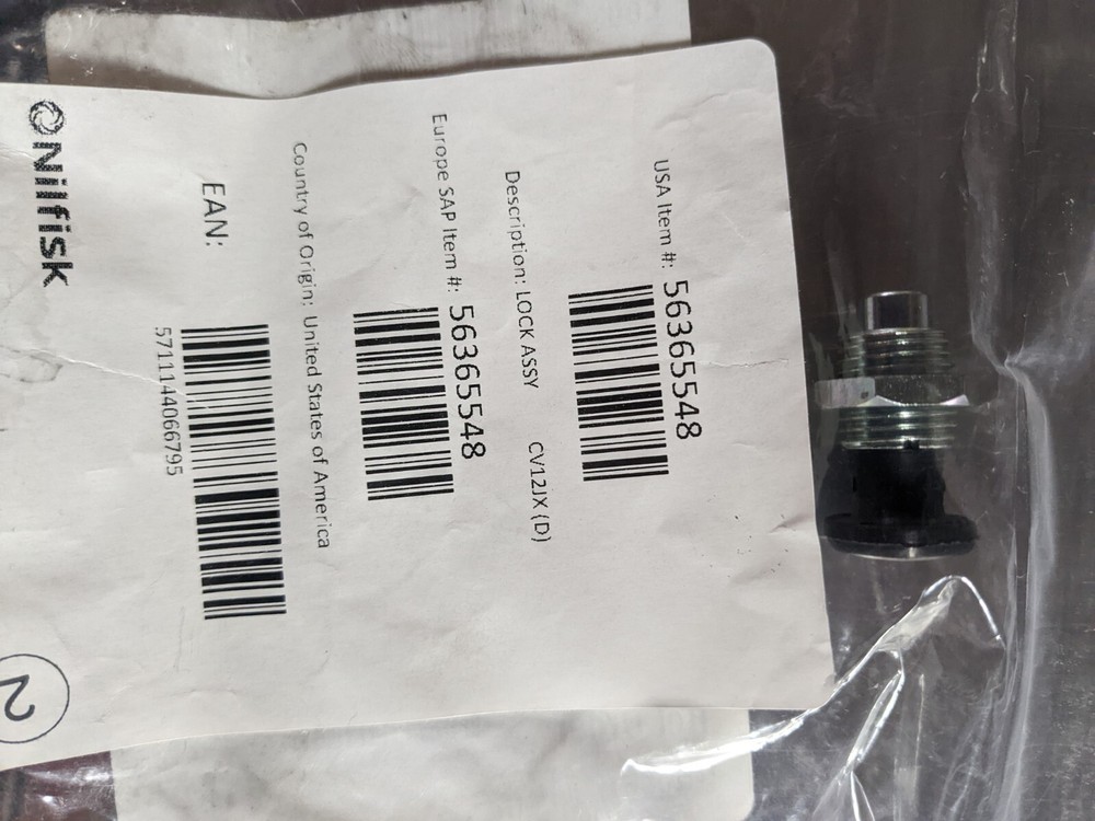 NILFISK ADVANCE #56365548 Lock Pin Assembly
