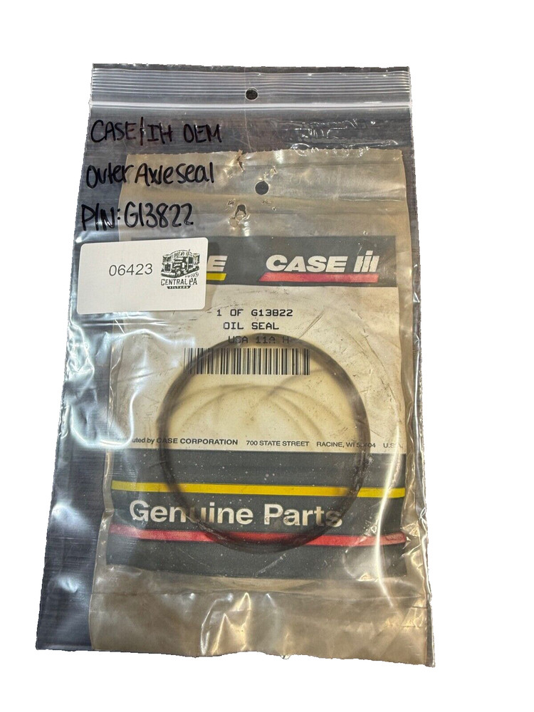 CASE/IH OEM Outer Axle Seal P/N: G13822