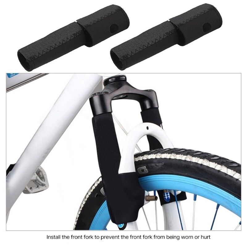1 Pair Bike Fork Cover Front Fork Protector Bicycles Front Fork Protective Pad
