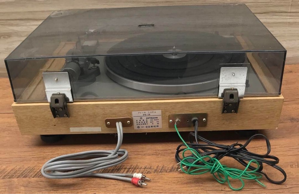 Hitachi Lo-D Record Player Turntable PS-10 Working Condition Used