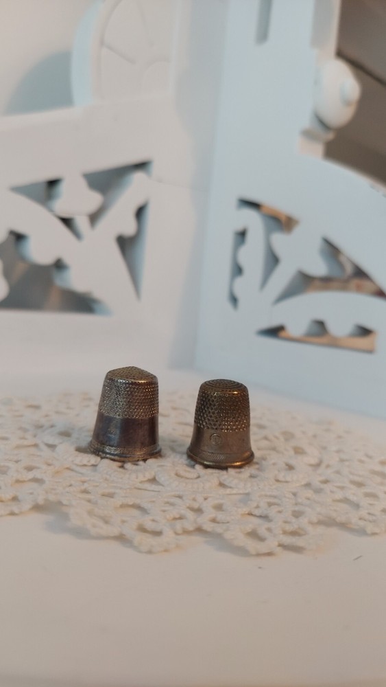 2 Antique Thimbles Both For This Price.