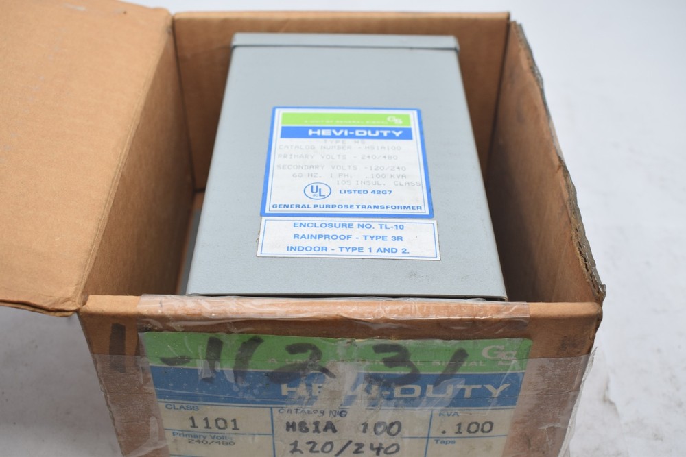 NEW General Signal Hevi-Duty Transformer HS1A100