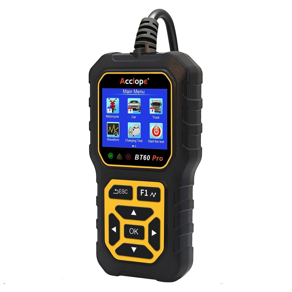 BT60 Pro Car Battery Tester, Digital Analyzer with Cloud Printing, ... Fast Ship