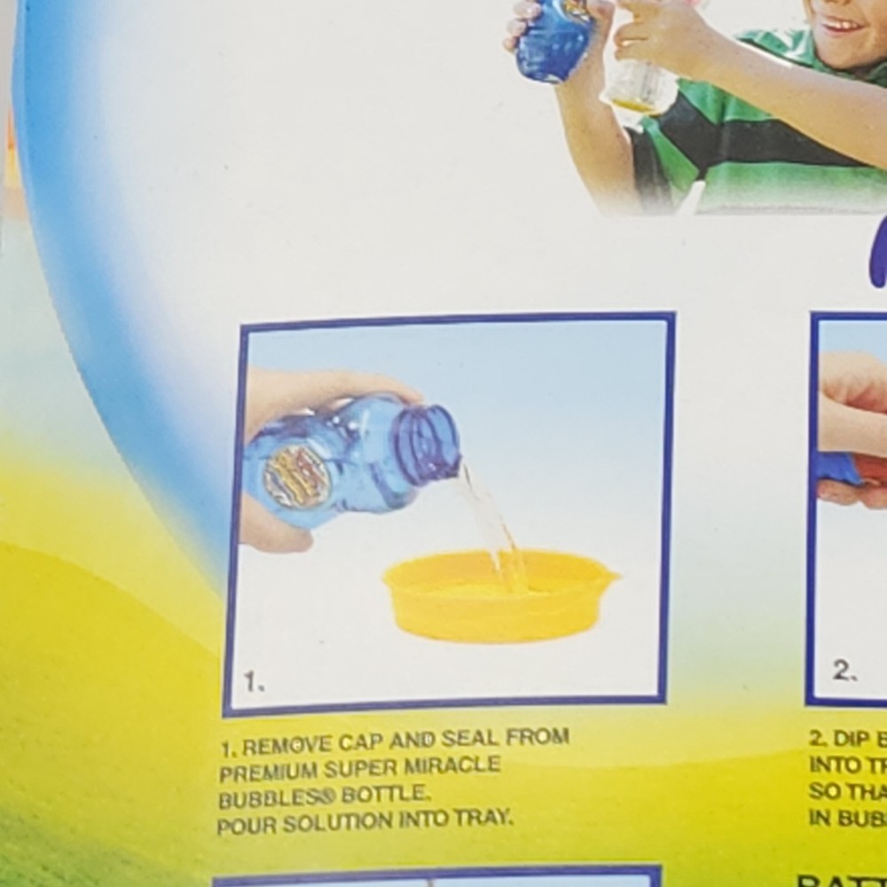 Bubble Flurry Blaster Super Miracle Bubbles Premium New
