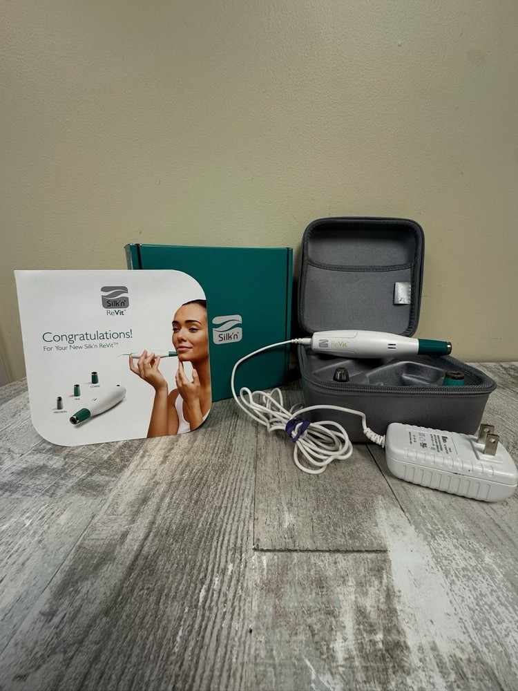 Silk'n ReVit Microderm Diamond Peeling Tip Exfoliation Kit With Case - Tested