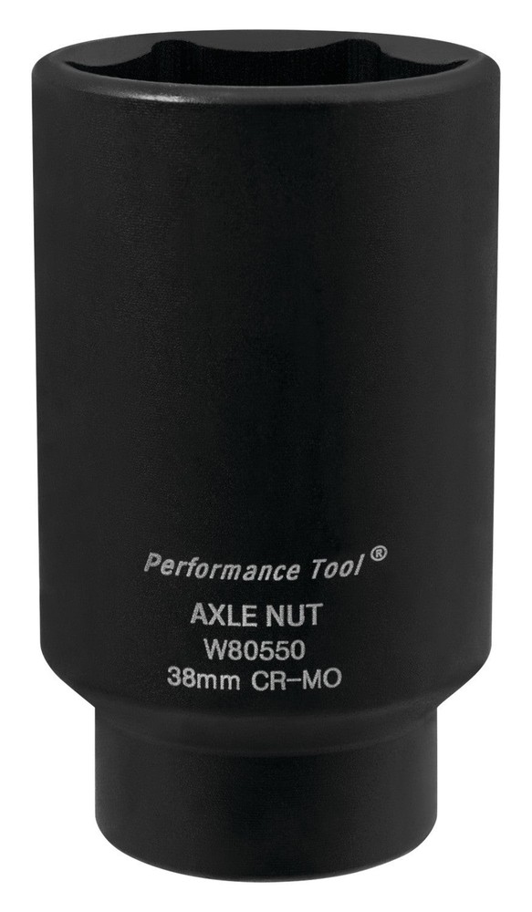 PERFORMANCE TOOL W80550 AXLE NUT SOCKET 38MM