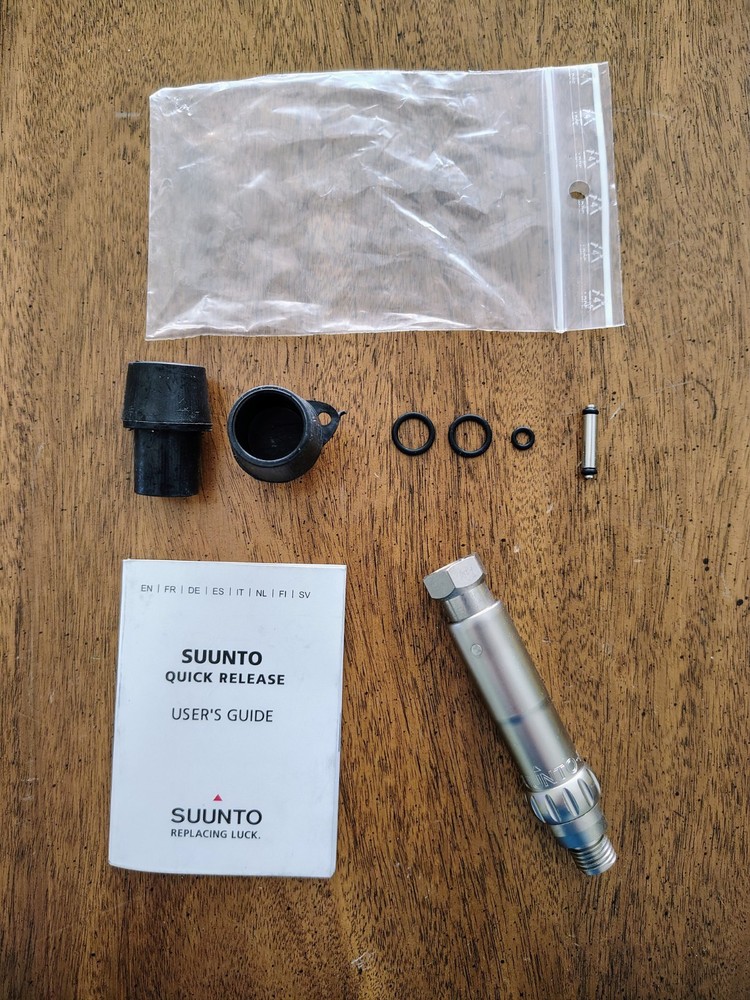 Suunto Quick Disconnect,  part SS005502000,  Quick disconnect for computer hose