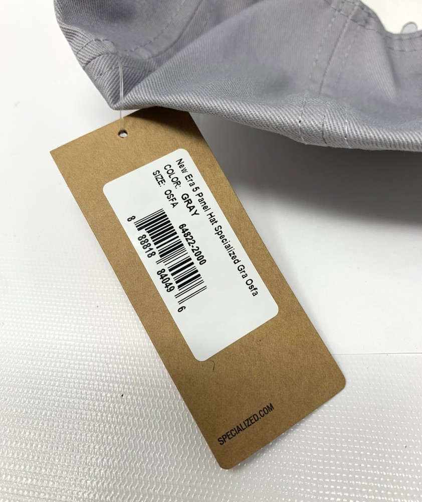 Specialized New Era 5 Panel Hat - Gray - New