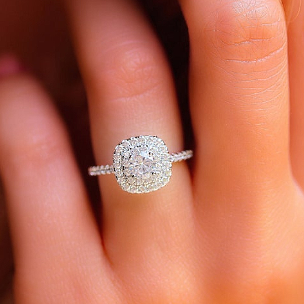Wedding Ring 0.50 Carat Diamond Semi Mount Round Cut Setting Solid 950 Platinum