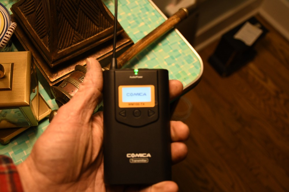 Comica Audio CVM-WM100 Camera-Mount Wireless Omni Lavalier Microphone System