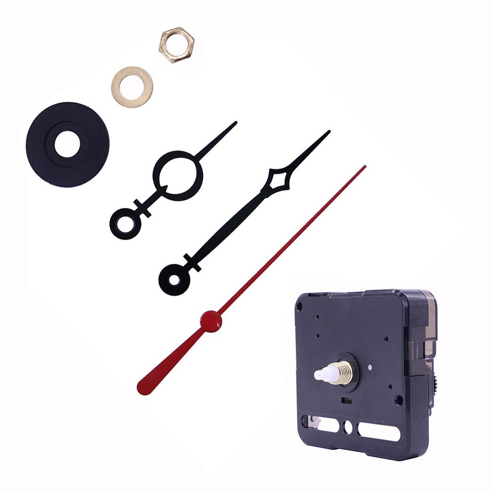 Diy Electronic Quartz Clock Movement Metal Hour Minute/second Hands