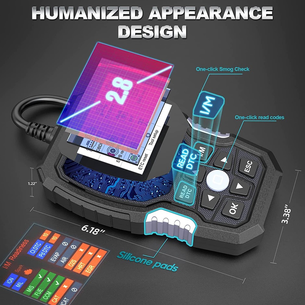 Fit For Toyota Automotive Full System Diagnostic Tool Scanner OBD2 Code Reader