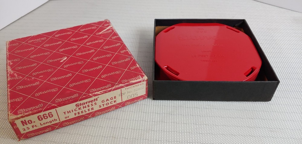 Starrett Feeler Stock  666-5   .005mm