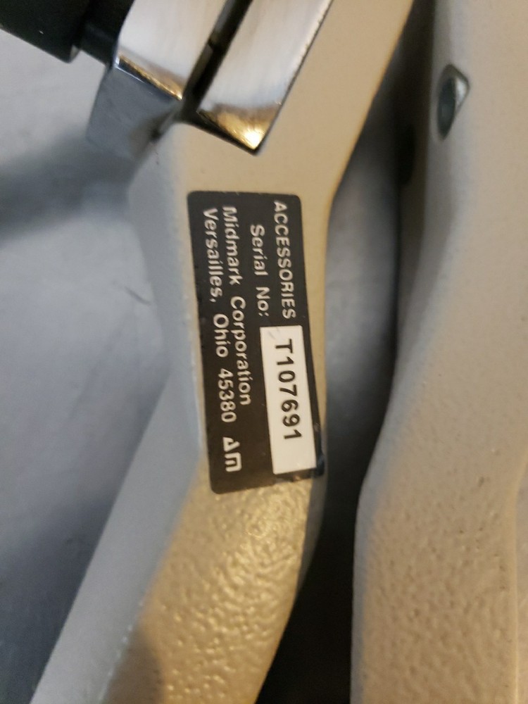 Midmark Ritter Accessories Serial T107690