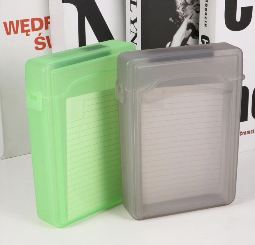 5 Pcs 3.5 Inches Hard Disk Drive Protection Storage Box Case