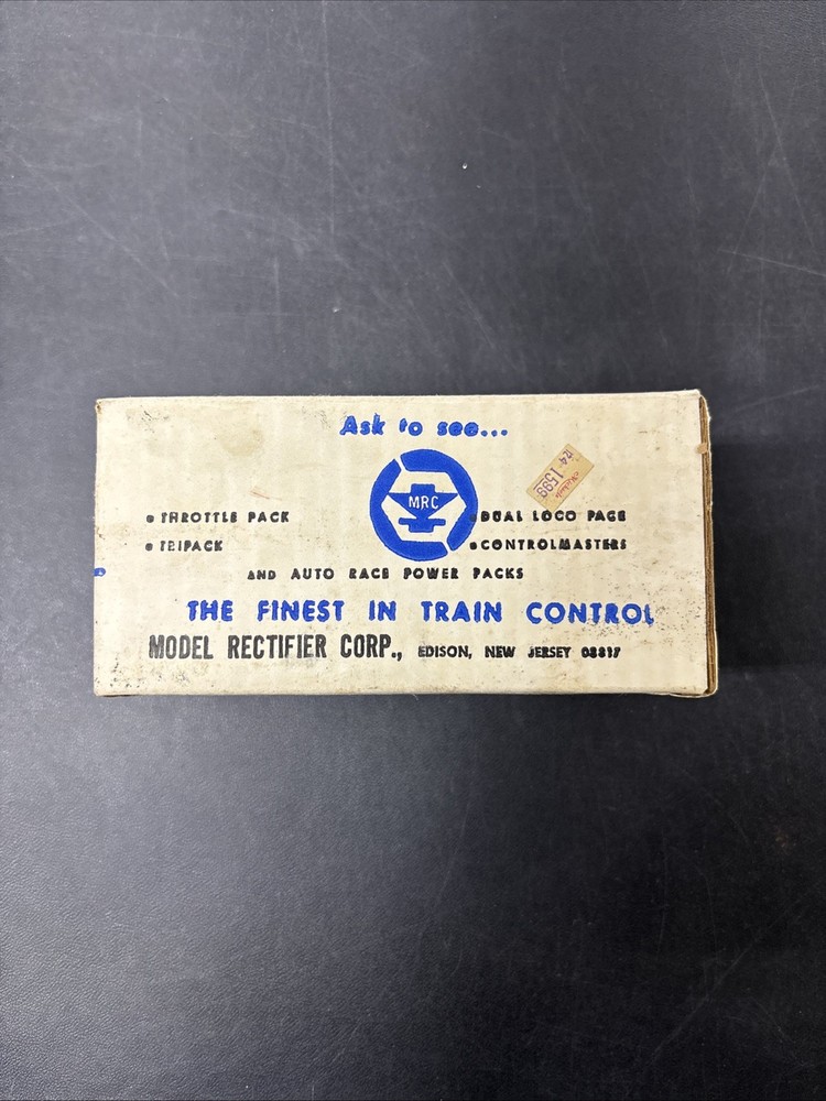 Vintage Trainpack H.O. Train Control Model 100 Electric with Box