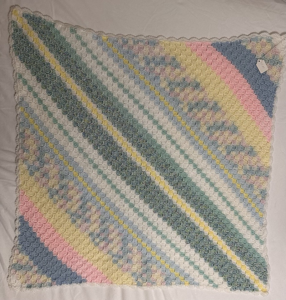 Hand Knit Baby Afghan