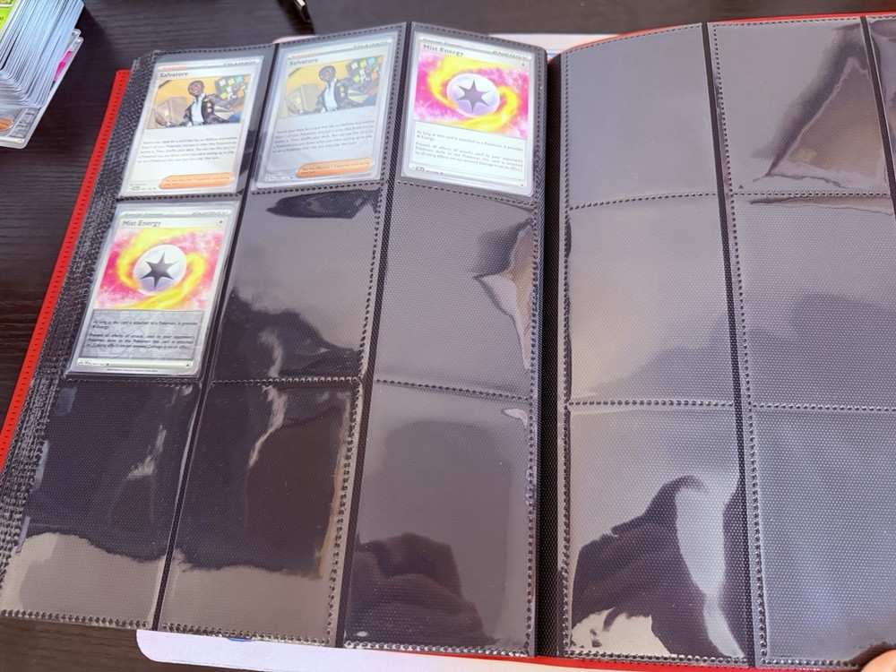 Temporal Forces Complete Base master Set Reverse Holos, EXS with 9 pocket binder