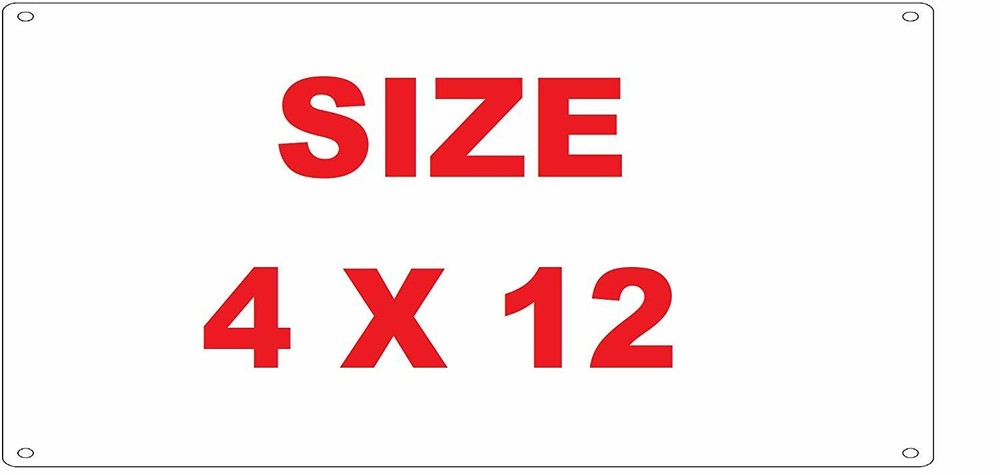 Emergency EXIT Sign (Reflective,Aluminium 4x12)-REF24-1027