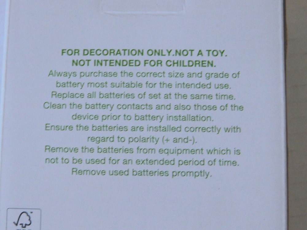 String Lights Green Cactus 10 Lights Set LED Indoor Use