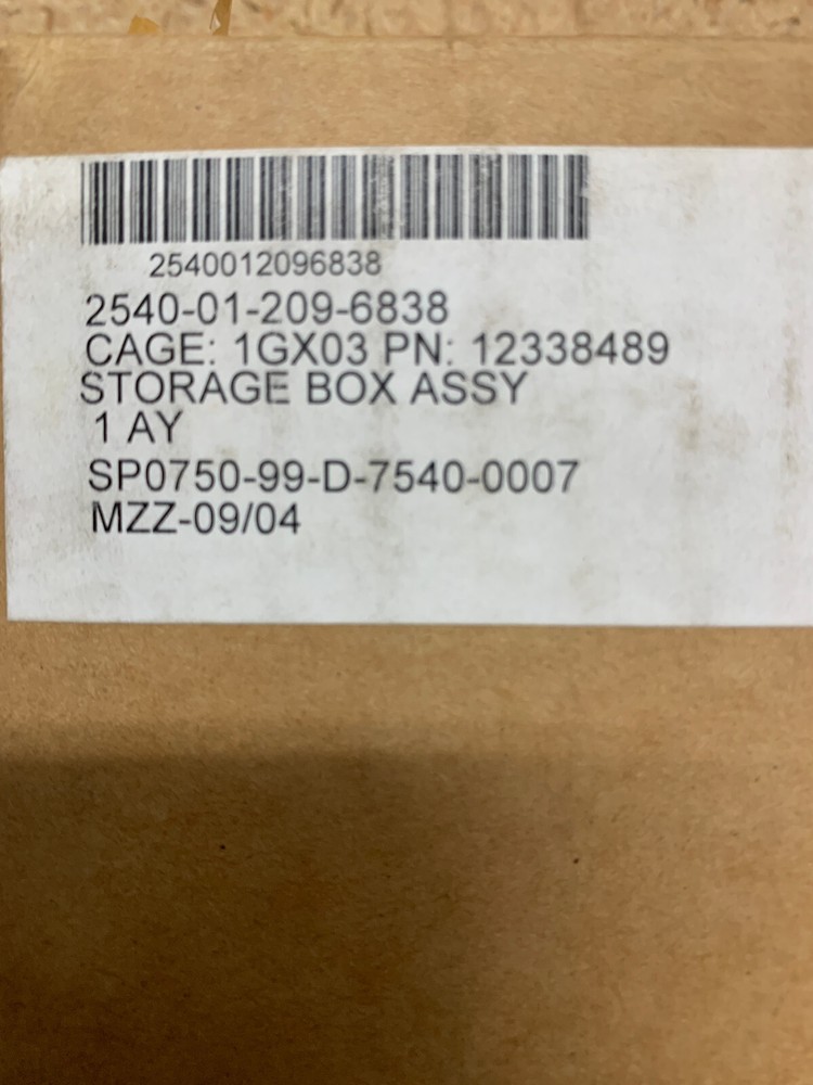 storage box/front winch controller, HMMWV 2540-01-209-6838