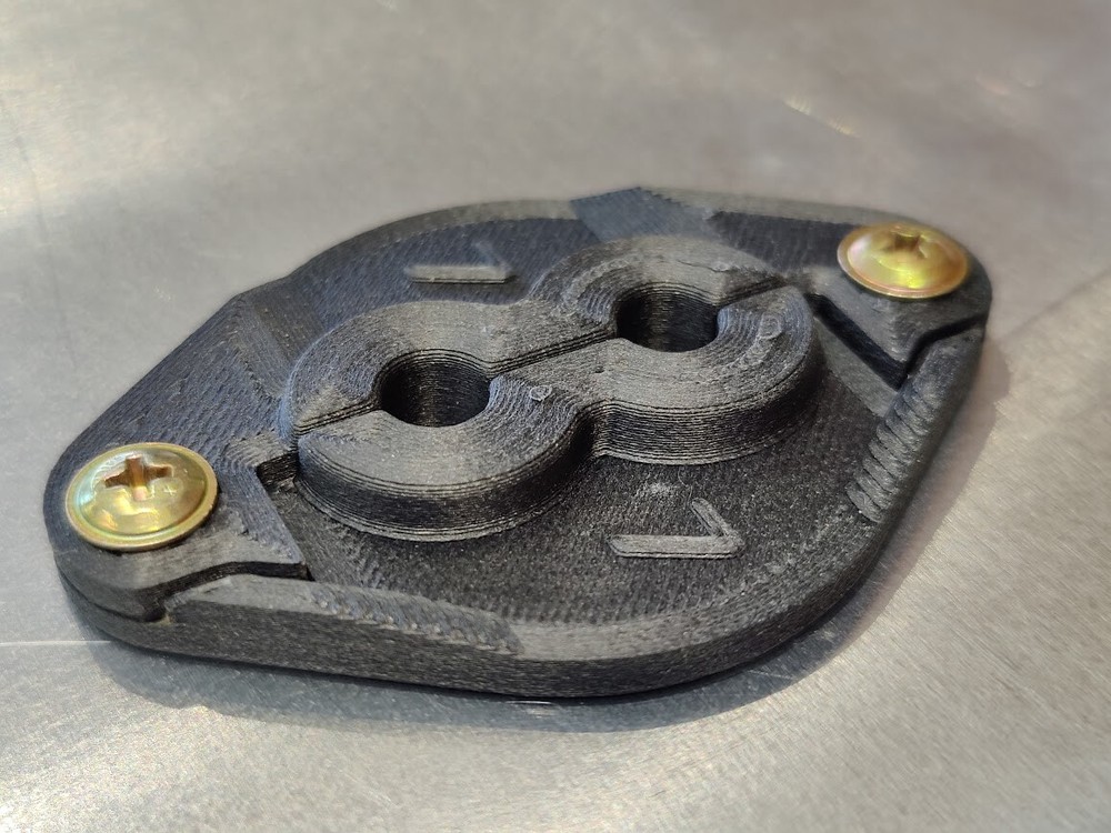 Engine Baffle Ignition Wire Seal - Two Wire - Zero Degree (Straight Thru)
