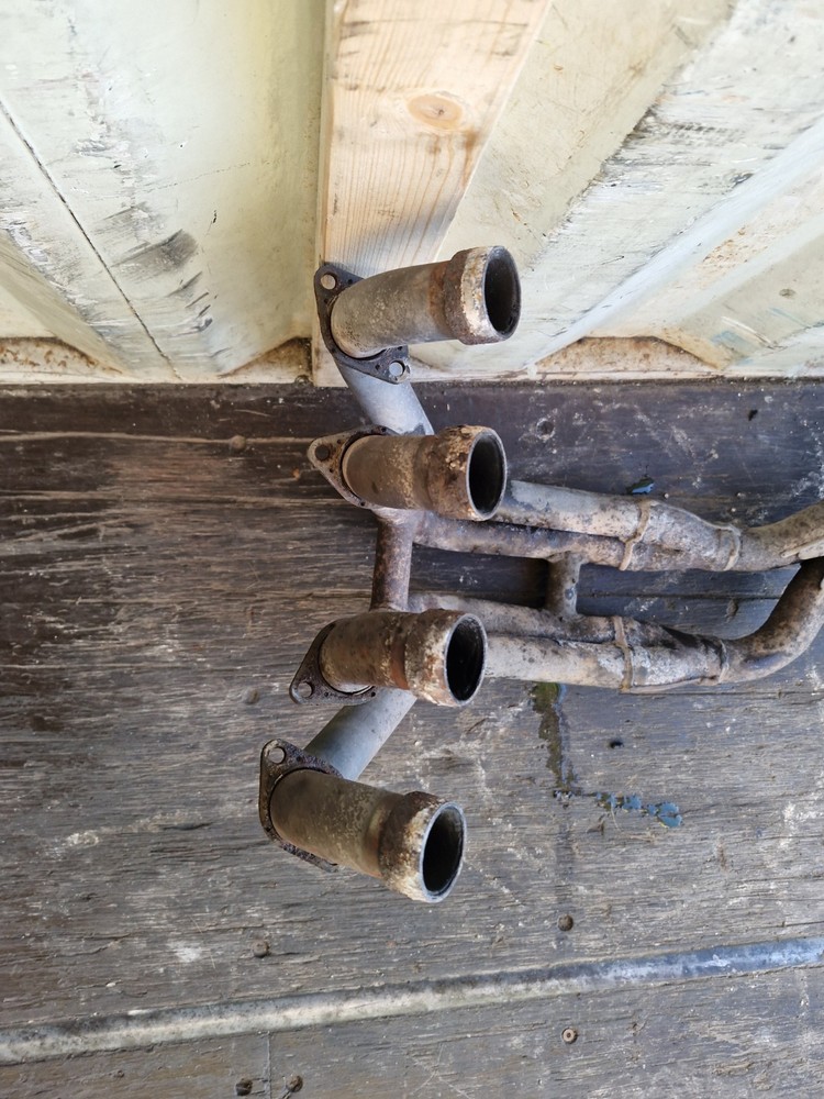 1997 SUZUKI GSXR750 WT SRAD EXHAUST DOWNPIPE HEADER SYSTEM