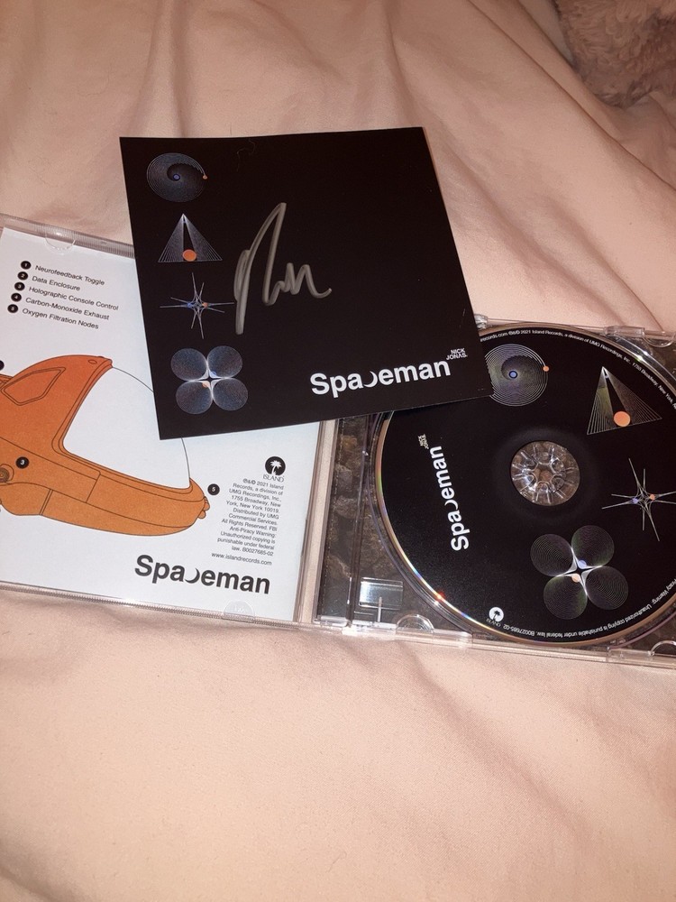 Nick Jonas Spaceman Autographed Signed