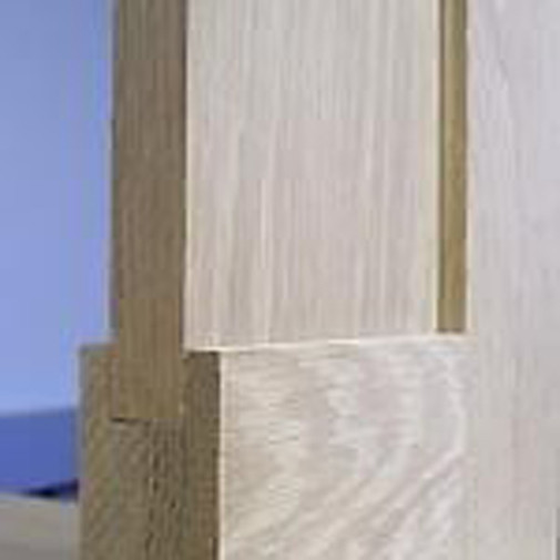 Red Oak 5 Panel Flat Mission Shaker Stain Grade Solid Core Interior Wood Doors