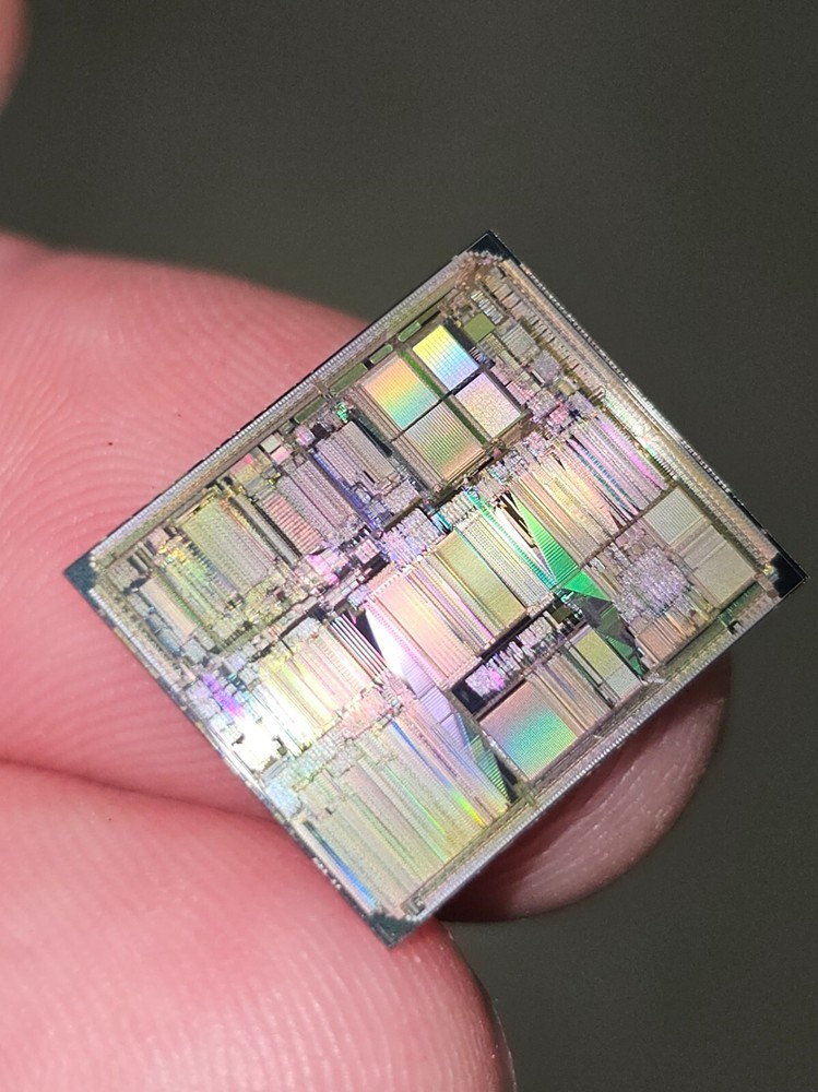 CPU Die - Military circuitry iteration of a popular intel i960 microprocessor