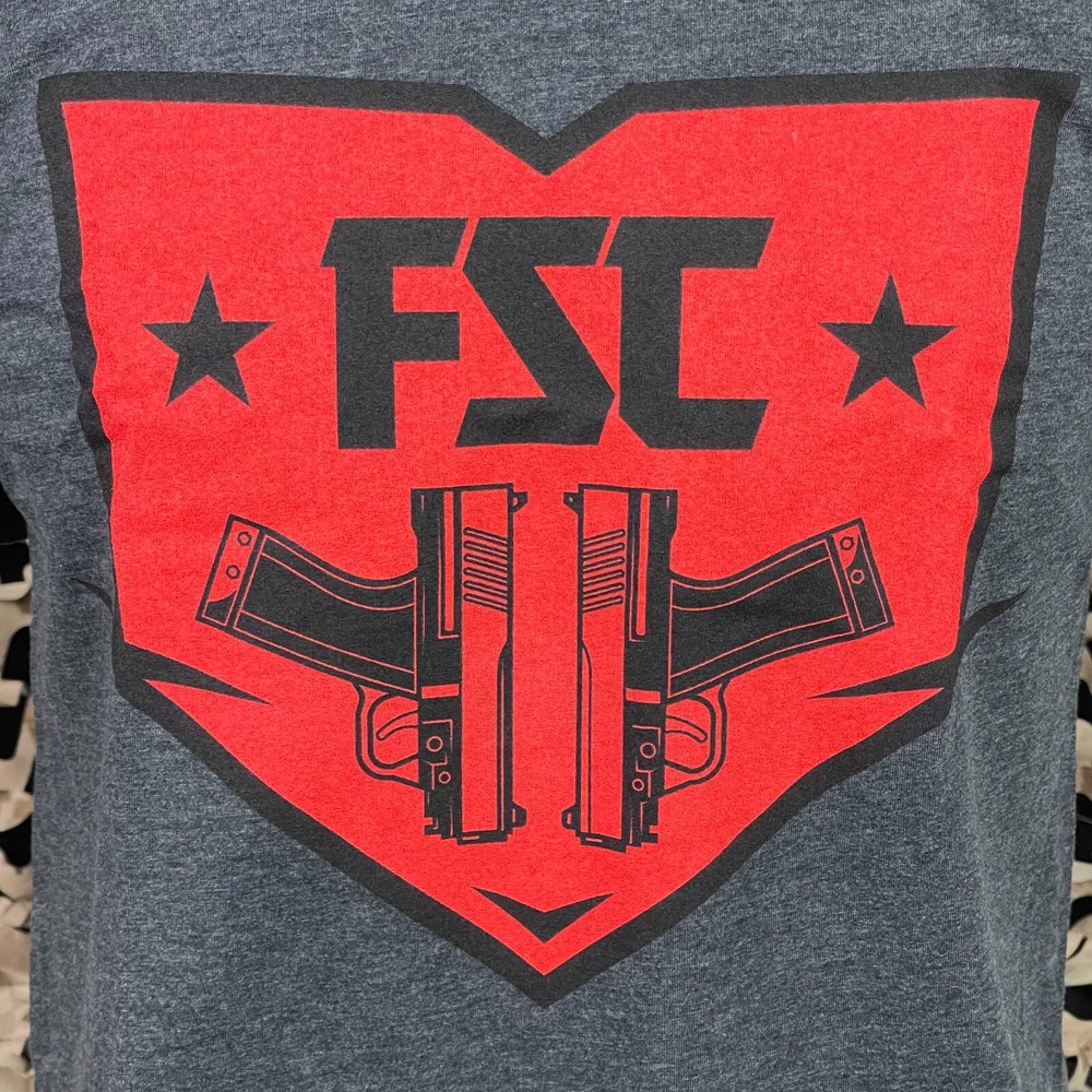 NEW First Strike T-Shirt - Dk Grey Heather - Medium