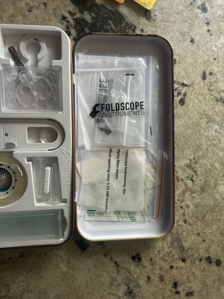 Foldscope Instruments Microscope Set In Original Box. Brand New Never Used
