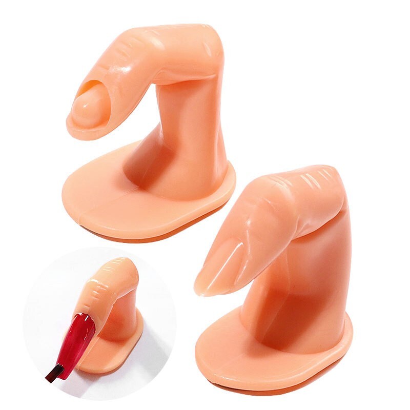 5pcs/Set Plastic Nail Art Practice Finger Training Display Manicure Tools DIY