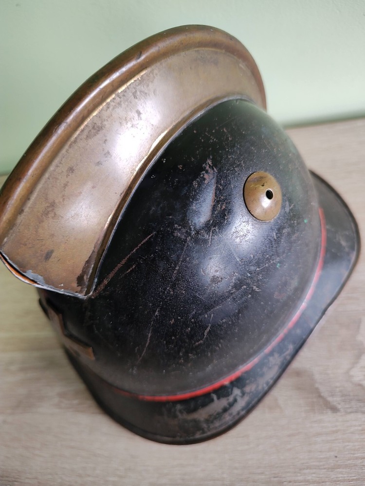 Vintage Swiss Firefighters Helmet
