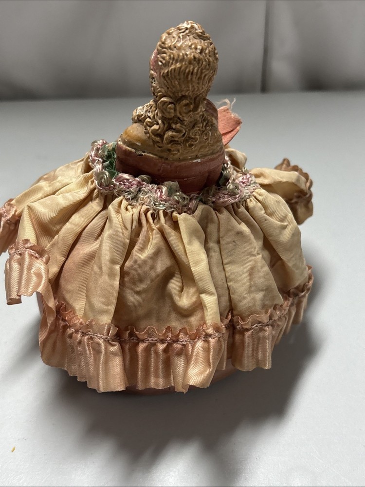 vintage half doll pin cushion