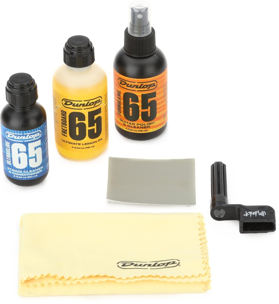 Gator Frameworks Single Guitar Stand + Dunlop 6504 Value Bundle