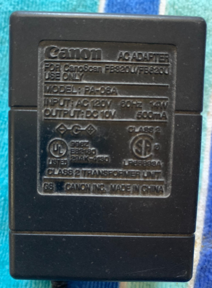 Canon CanoScan FB 620U Flatbed Scanner-Used-USB