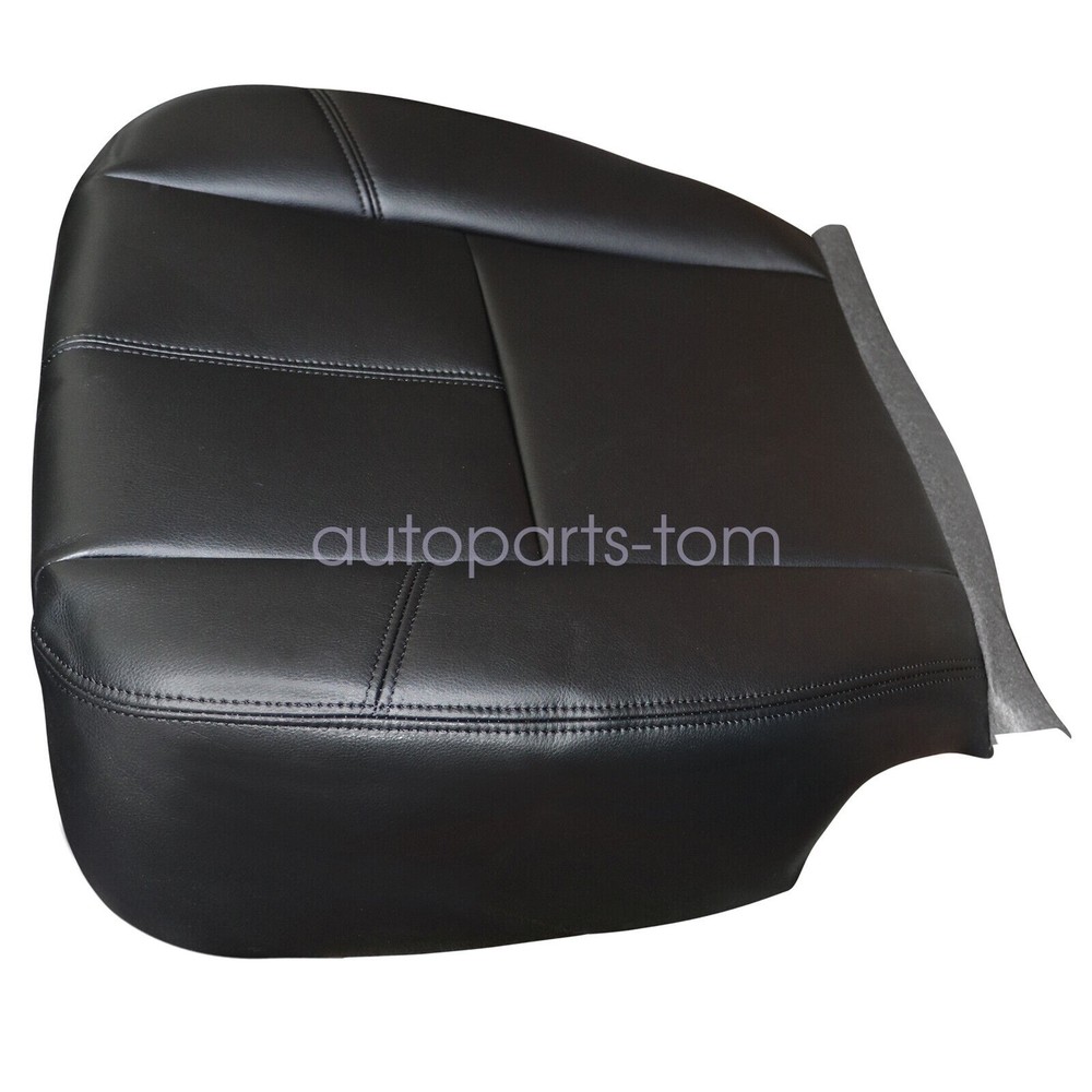 For 2007-2014 Chevy Avalanche Front Bottom & Lean Back Leather Seat Cover Black