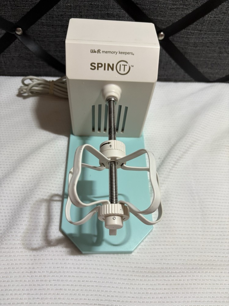 Spin It We R Memory Keepers Motorized Rotary Drying Tool for tumbler ,Cups ect.