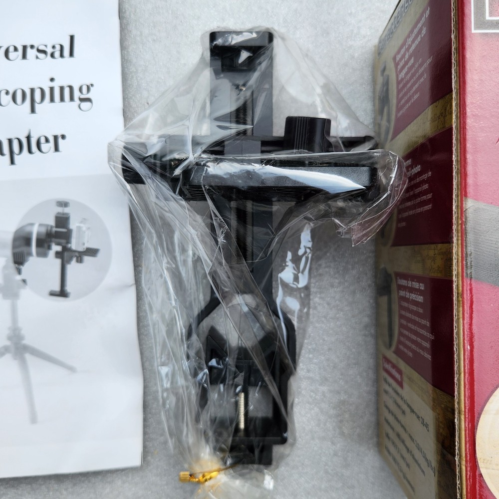 NIB-Cabela's Small Digiscope Adaptor 28 To 45 MM. Attach Scope & Digital Camera.
